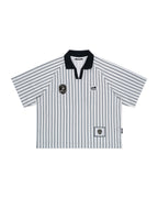 LEVENTS Striped Football Jersey Vietnamese Streetwear