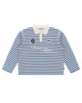 LEVENTS Striped Long Sleeve Polo Shirt Vietnamese Streetwear