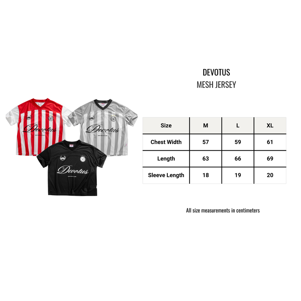 DEVOTUS Jersey Mesh Boxy Vietnamese Streetwear