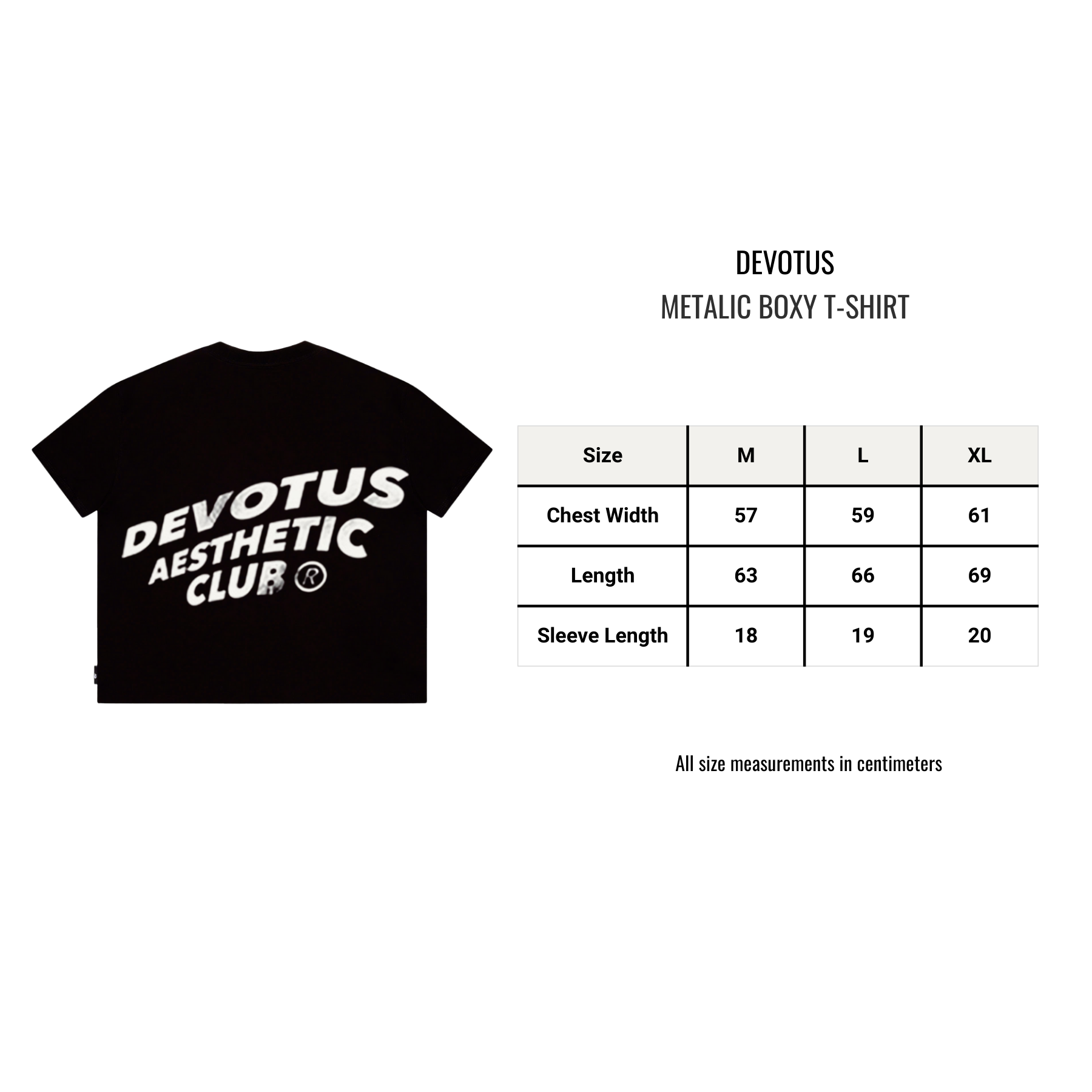 Metallic Boxy T-Shirt