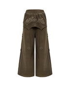 OLIEBAE Fearless Wideleg Baggy Pants Vietnamese Streetwear