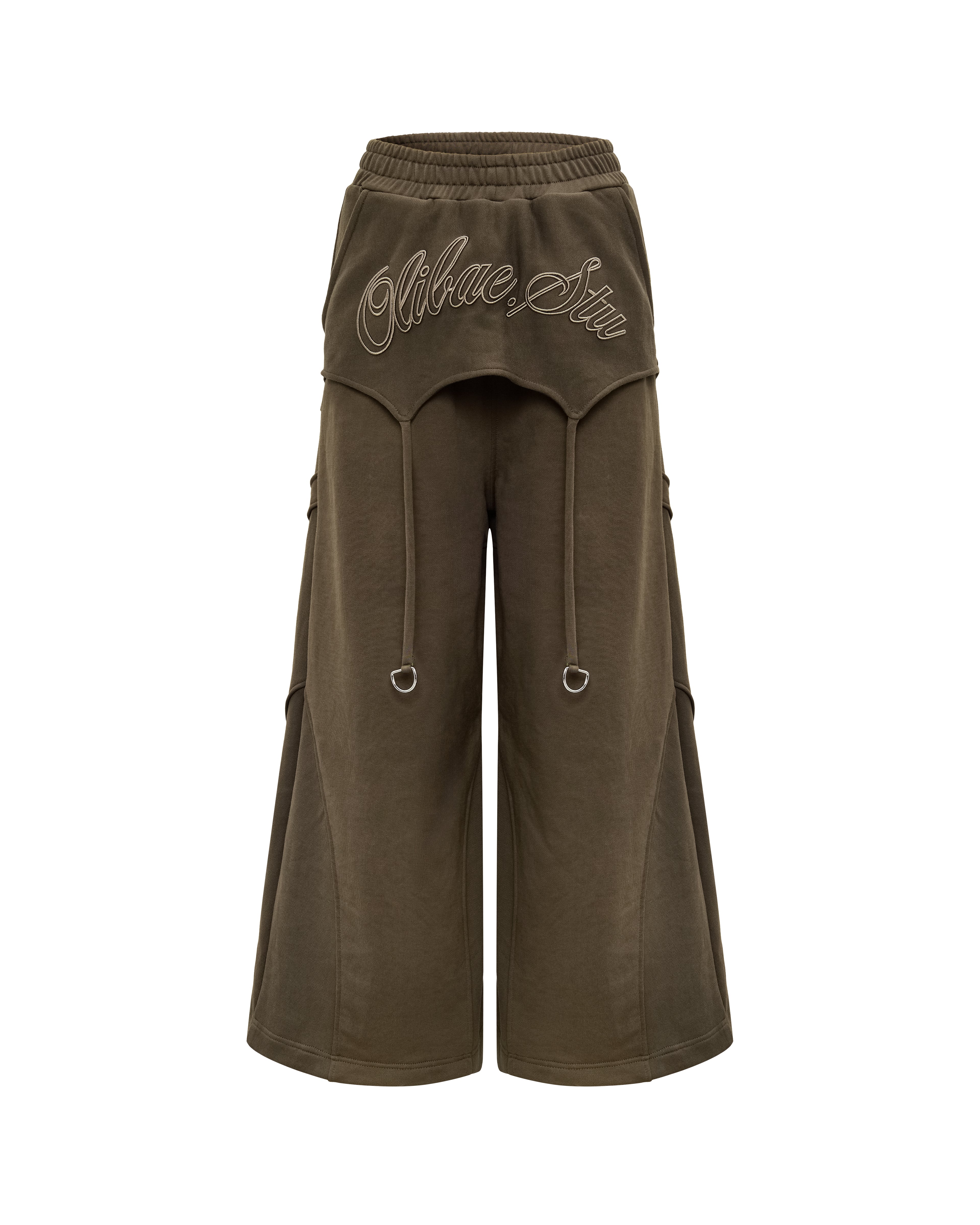 OLIEBAE Fearless Wideleg Baggy Pants Vietnamese Streetwear