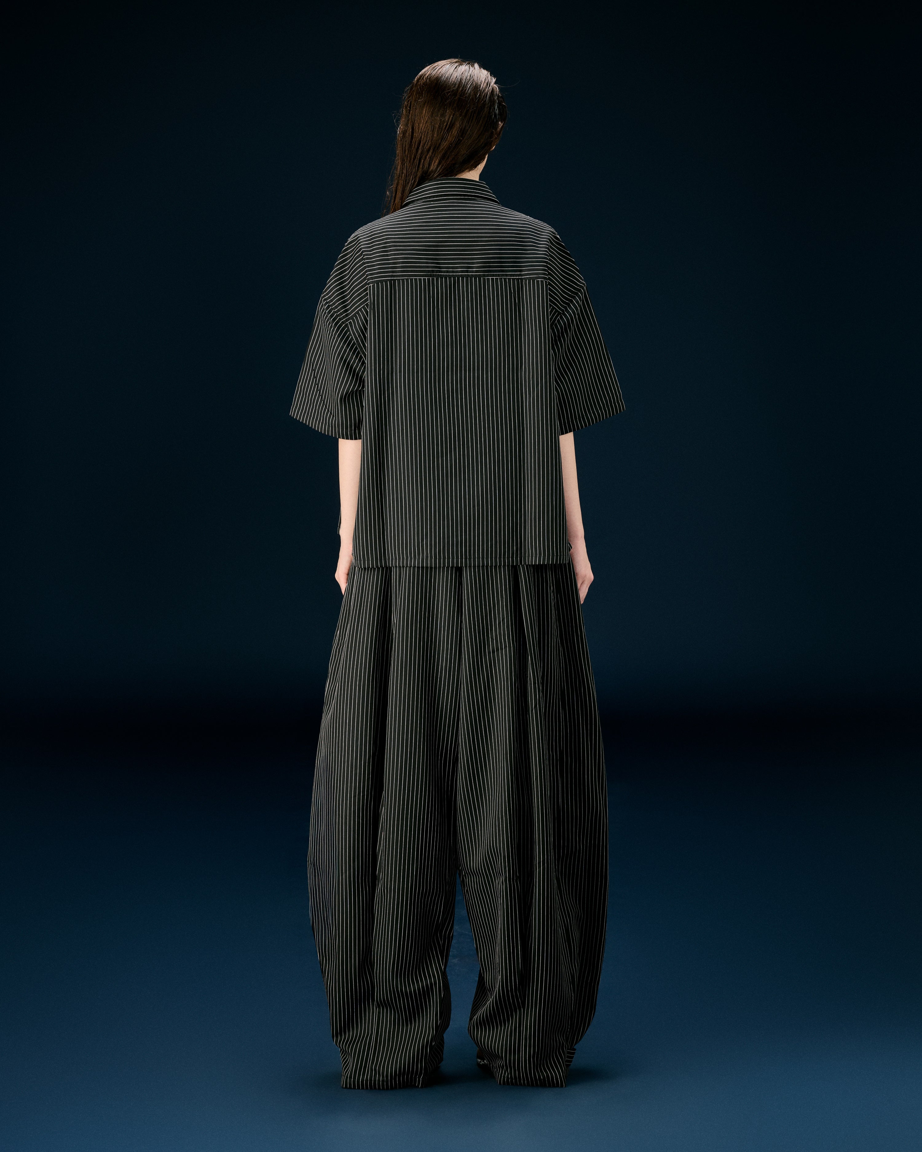 Wide Leg Striped Pants