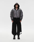 RVB Shinka Shift Reversible Bomber Jacket Silver Vietnamese Streetwear