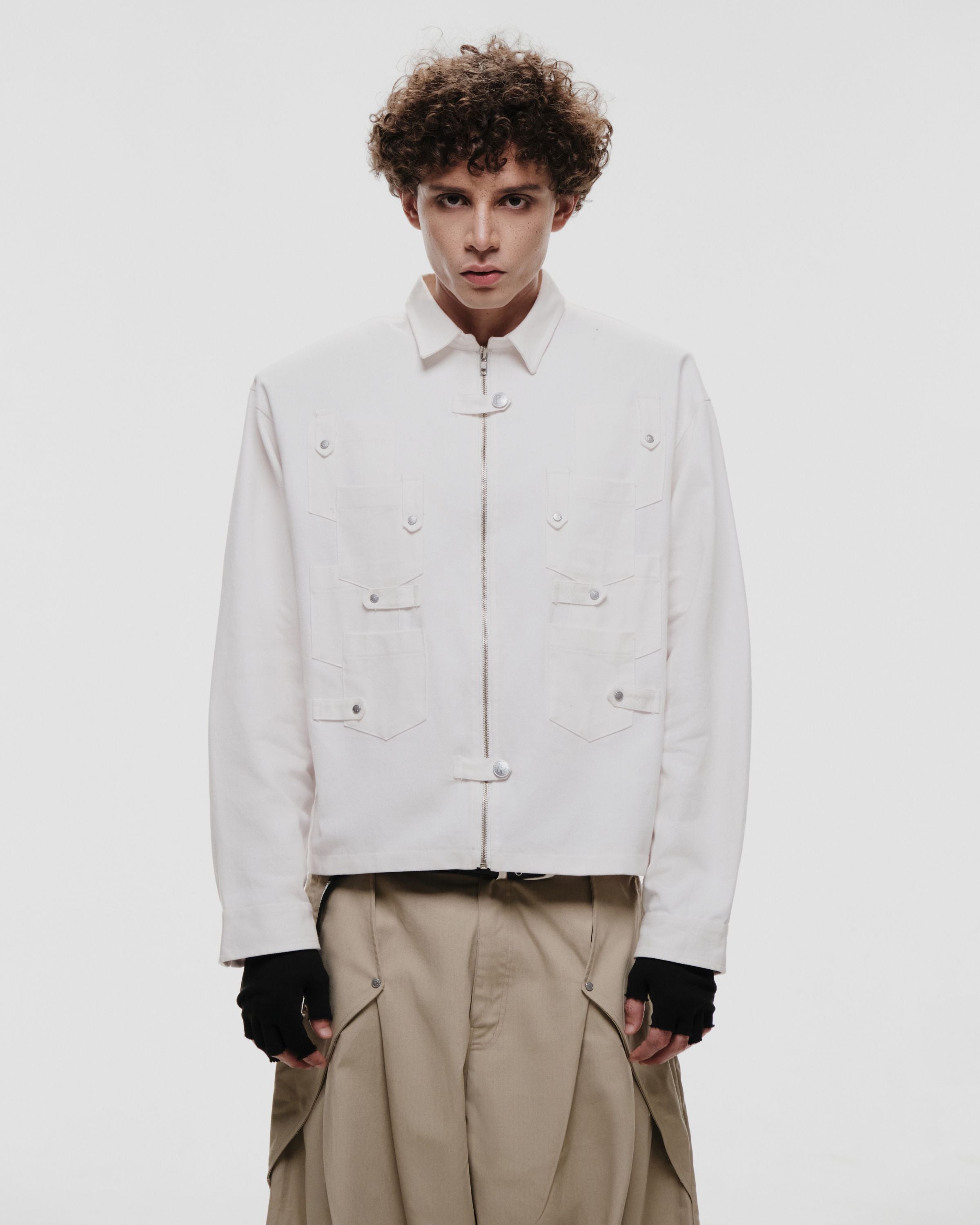 RVB Shinka Multi Pocket Longsleeve Shirt Vietnamese Streetwear