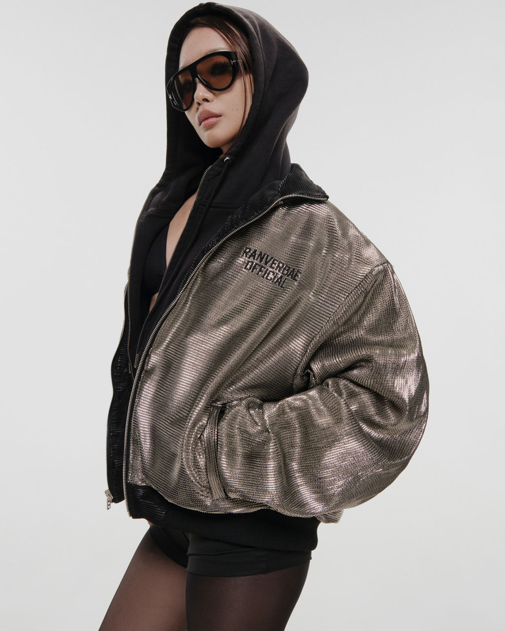 RVB Shinka Shift Reversible Bomber Jacket Gold Vietnamese Streetwear