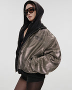 RVB Shinka Shift Reversible Bomber Jacket Gold Vietnamese Streetwear