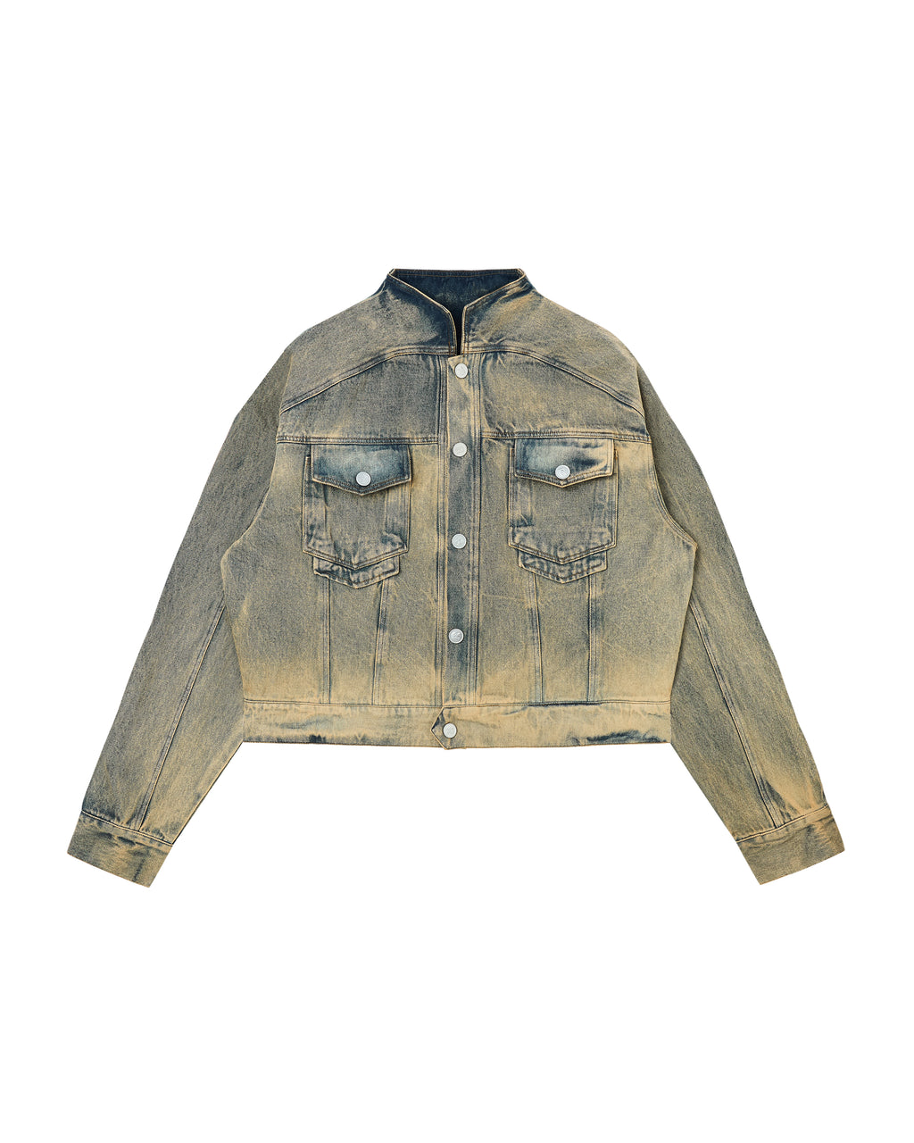 RVB Shinka Core Denim Jacket Boxy Jacket Beige Vietnamese Streetwear