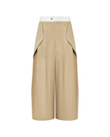 Shinka Drift Oversized Pants Beige