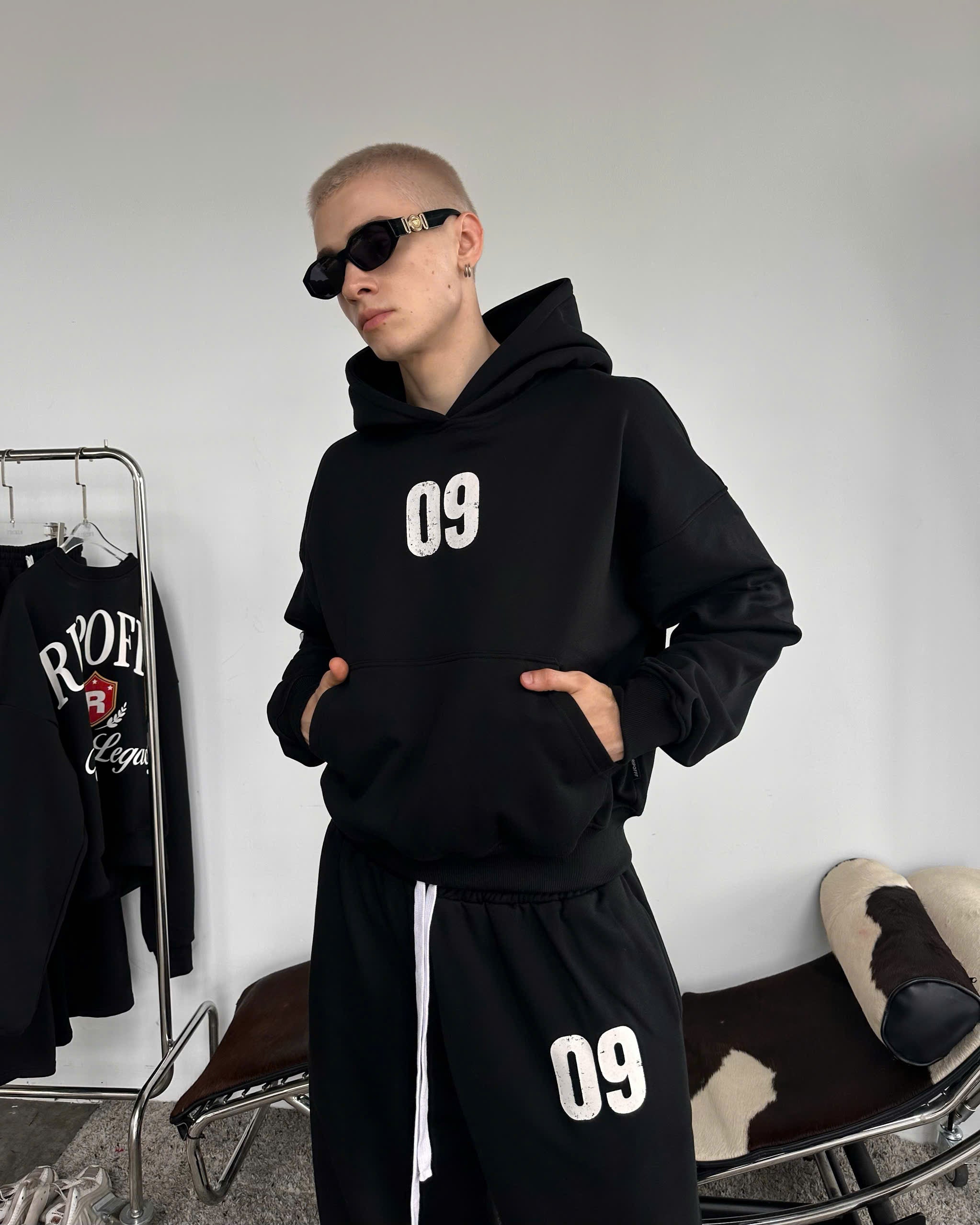 RIPOFFF 09 Logo Hoodie Vietnamese Streetwear