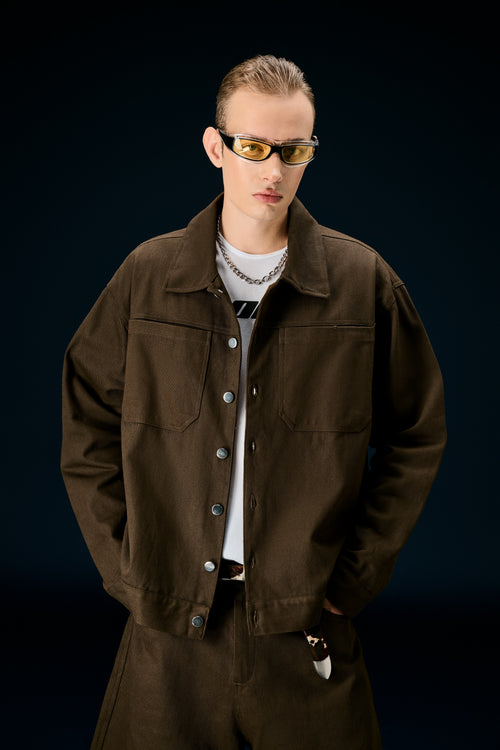 RIPOFFF Basic Khaki Jacket Vietnamese Streetwear