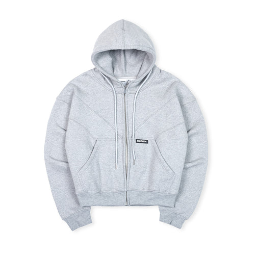 RIPOFFF Boxy Zip Hoodie Vietnamese Streetwear