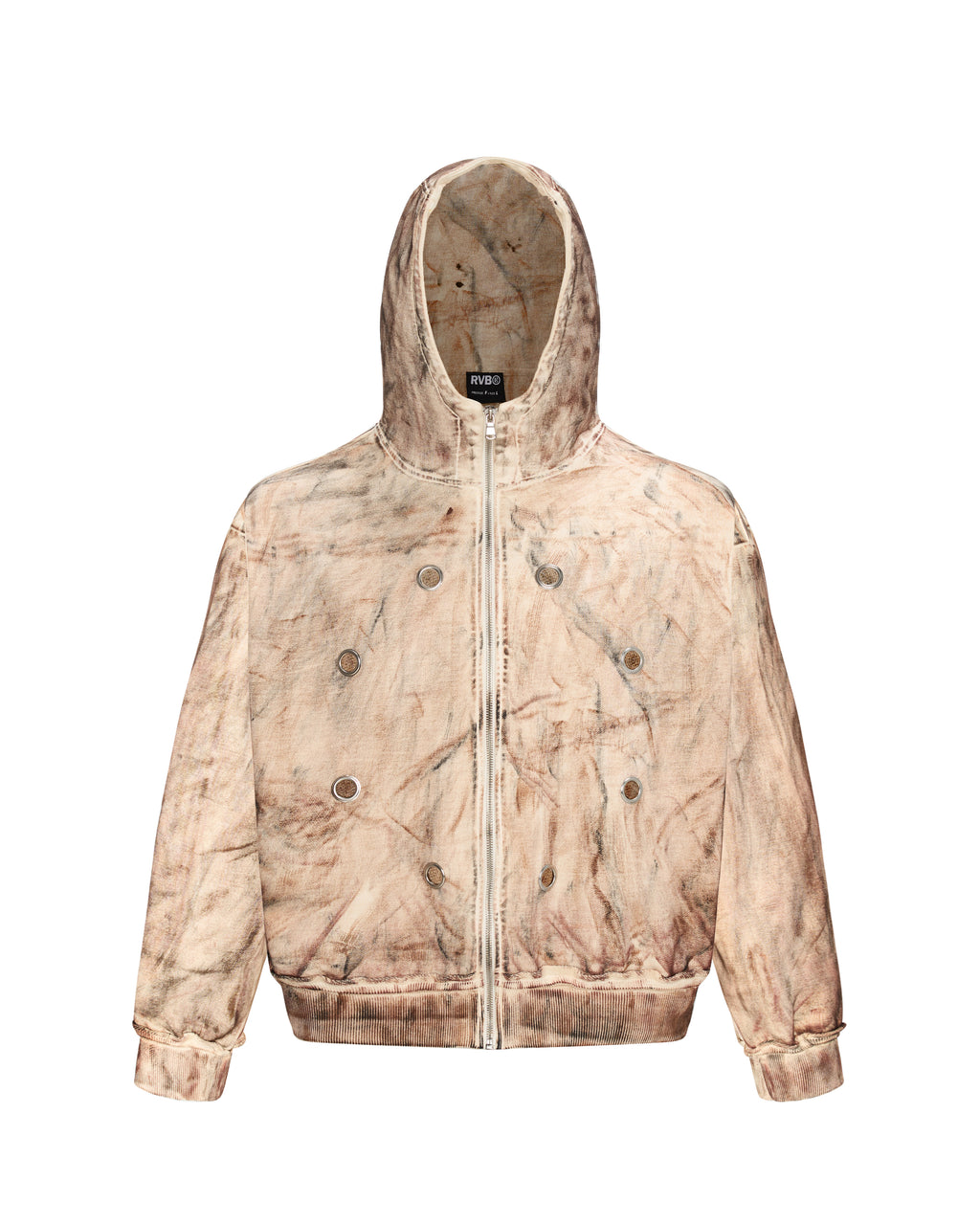 RVB Celestial Rusted Baggy Hoodie Vietnamese Streetwear