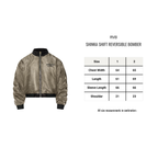 Shinka Shift Reversible Bomber Jacket Gold