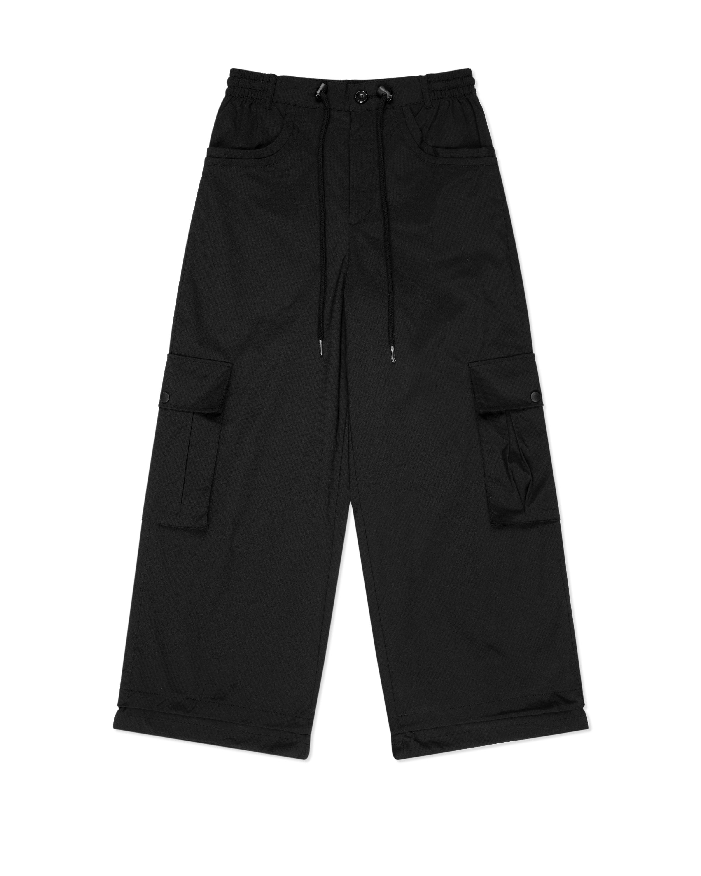 Sporty Nylon Cargo Pants