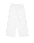 Sporty Nylon Cargo Pants