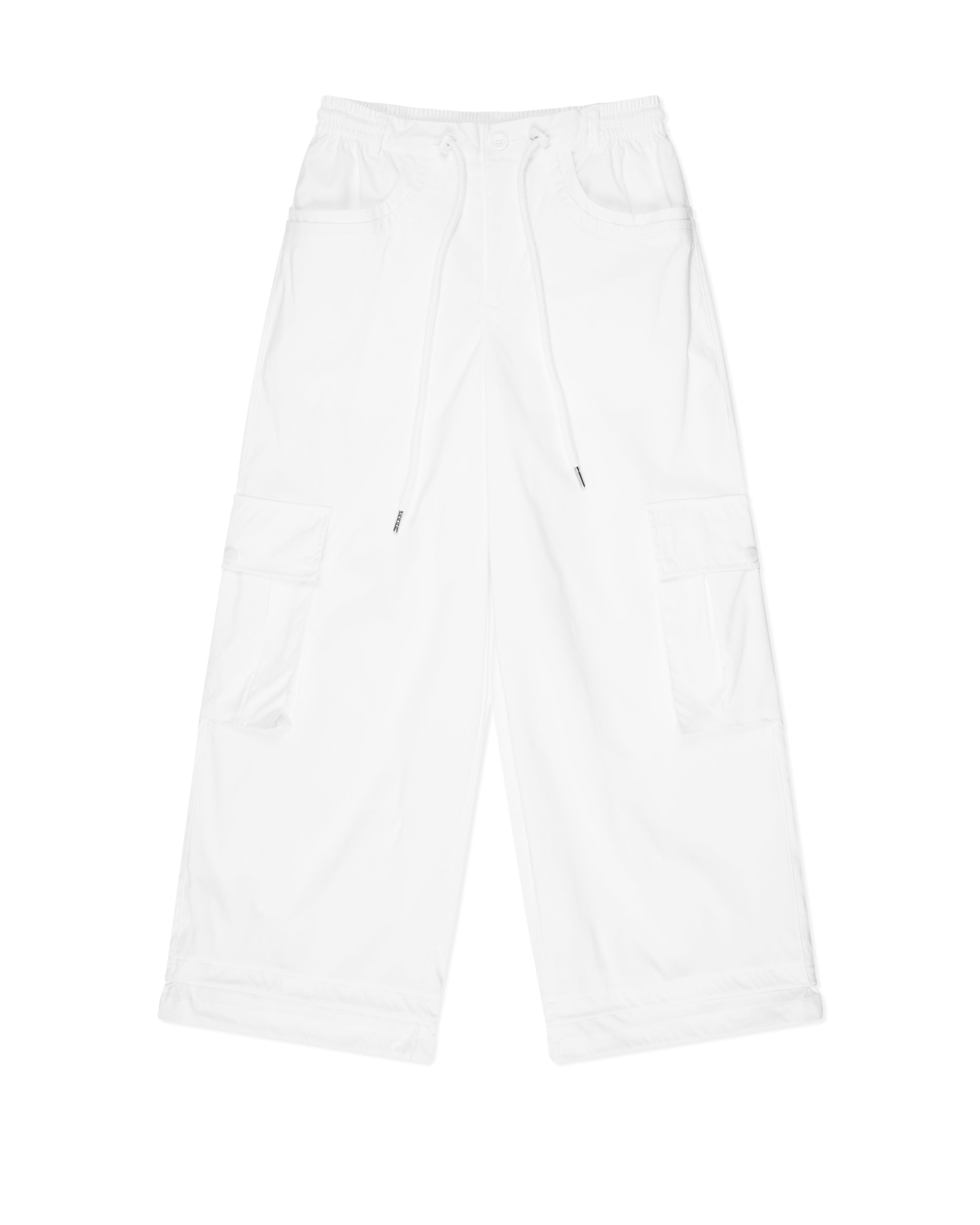 Sporty Nylon Cargo Pants