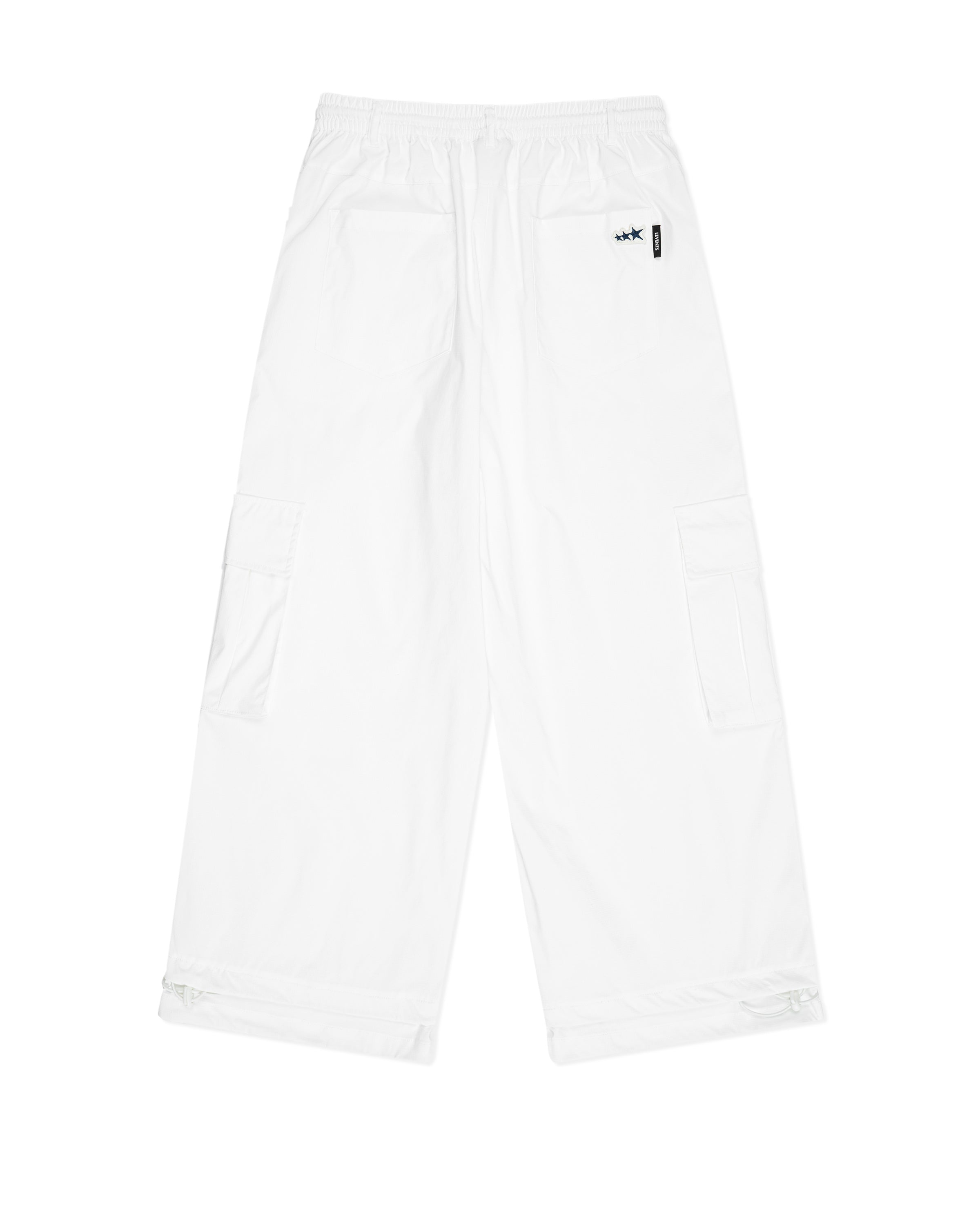 Sporty Nylon Cargo Pants