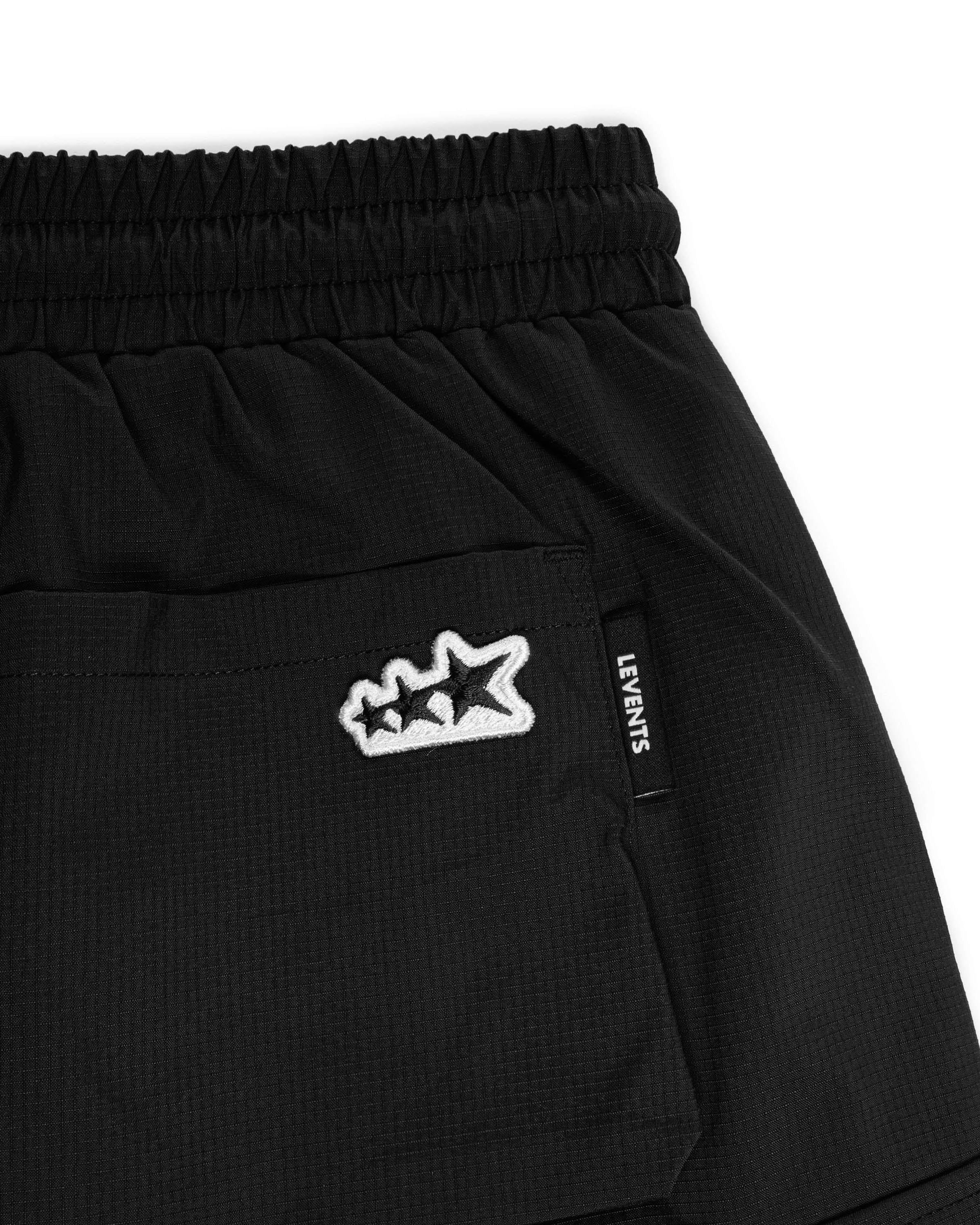 Sporty Nylon Cargo Shorts