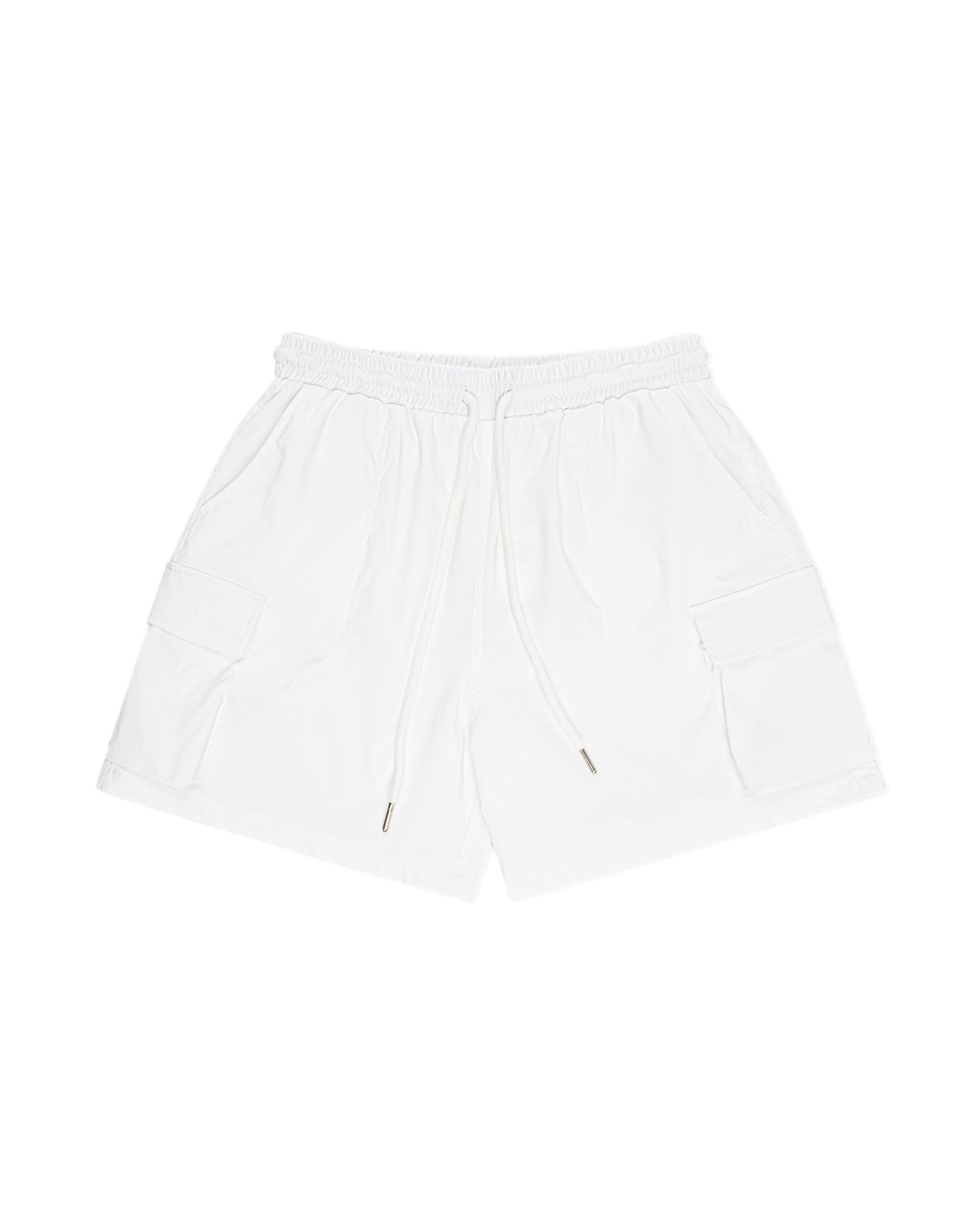 Sporty Nylon Cargo Shorts