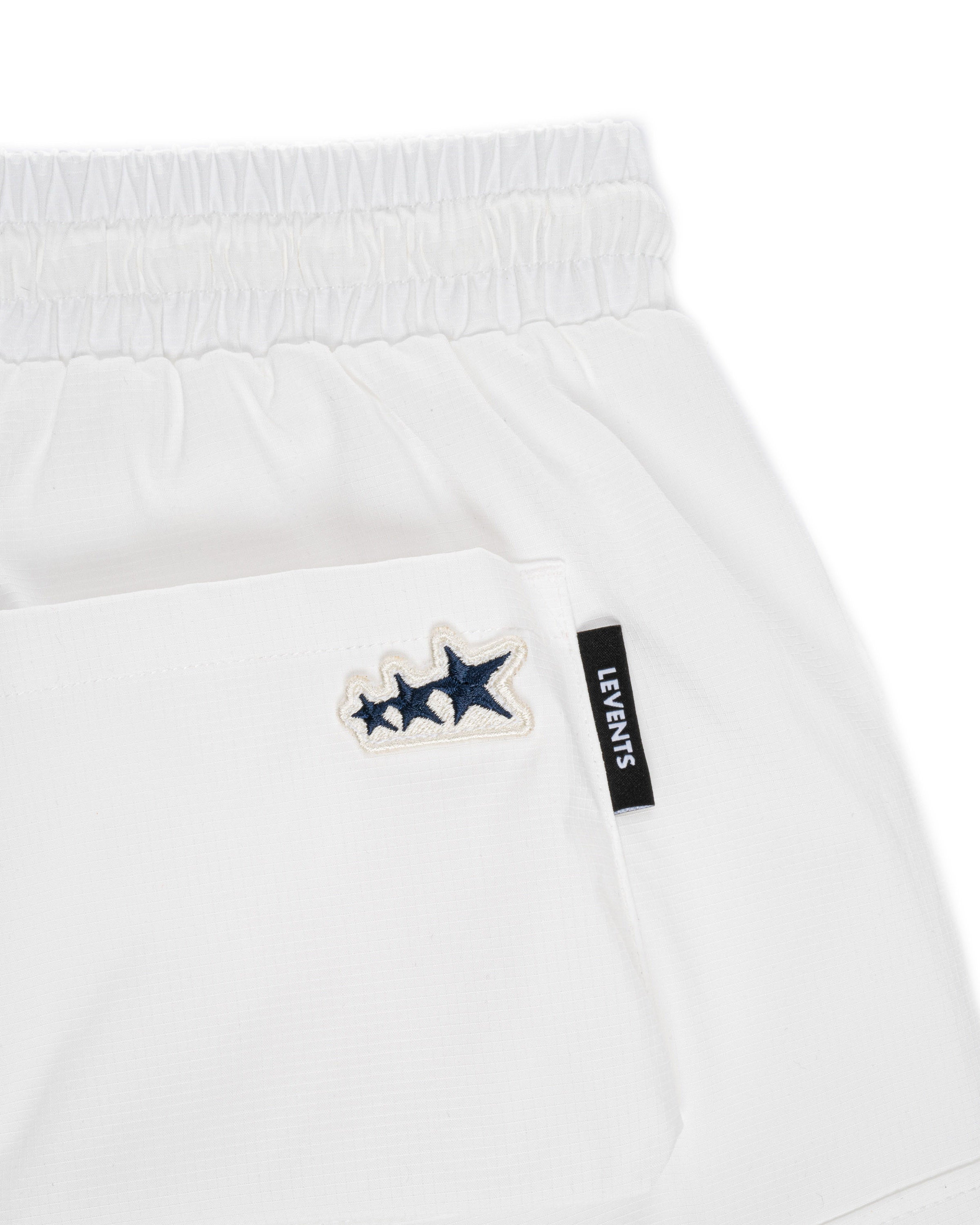 Sporty Nylon Cargo Shorts