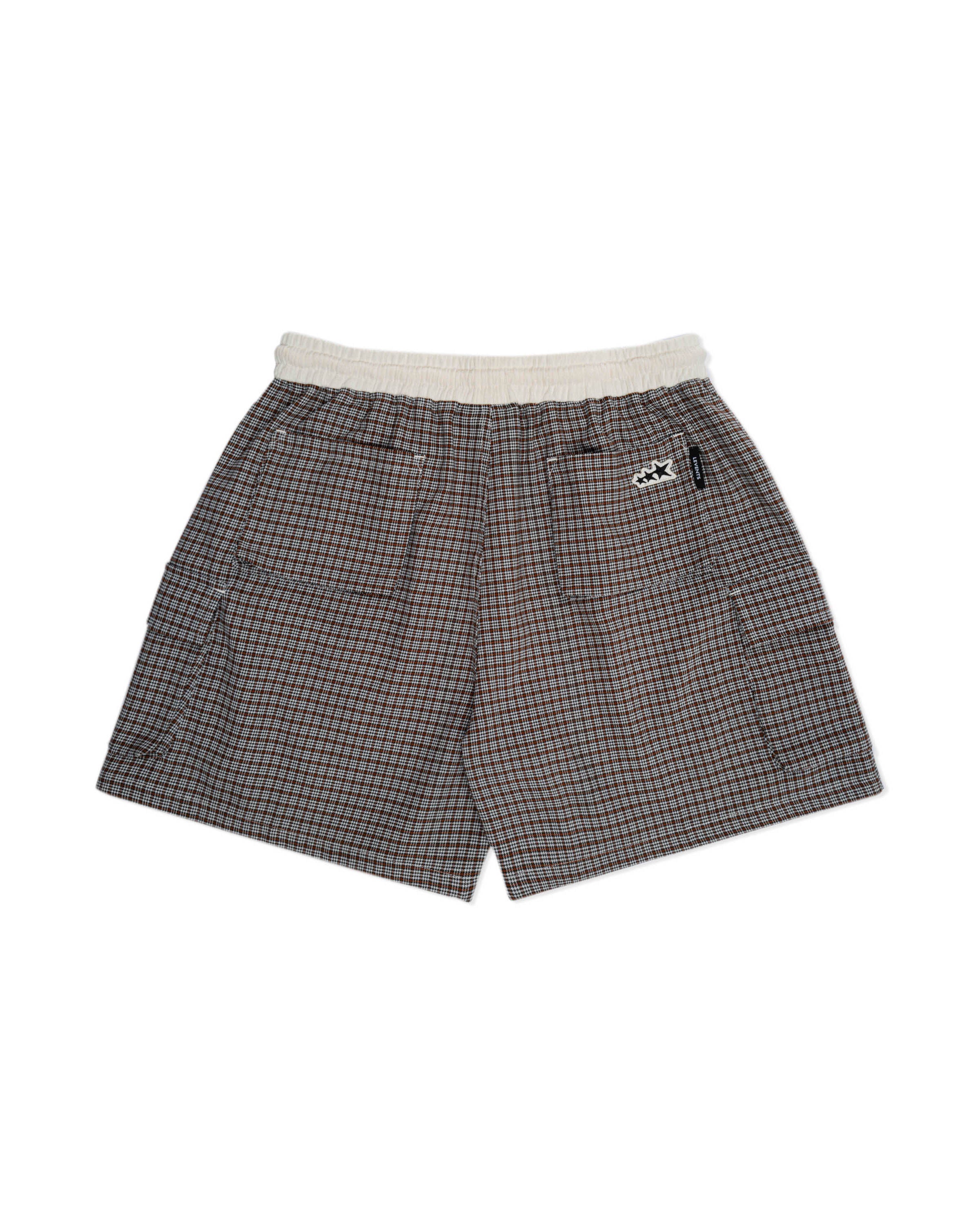 Plaid Cargo Shorts