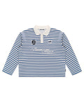 Striped Long Sleeve Polo Shirt