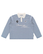 Striped Long Sleeve Polo Shirt