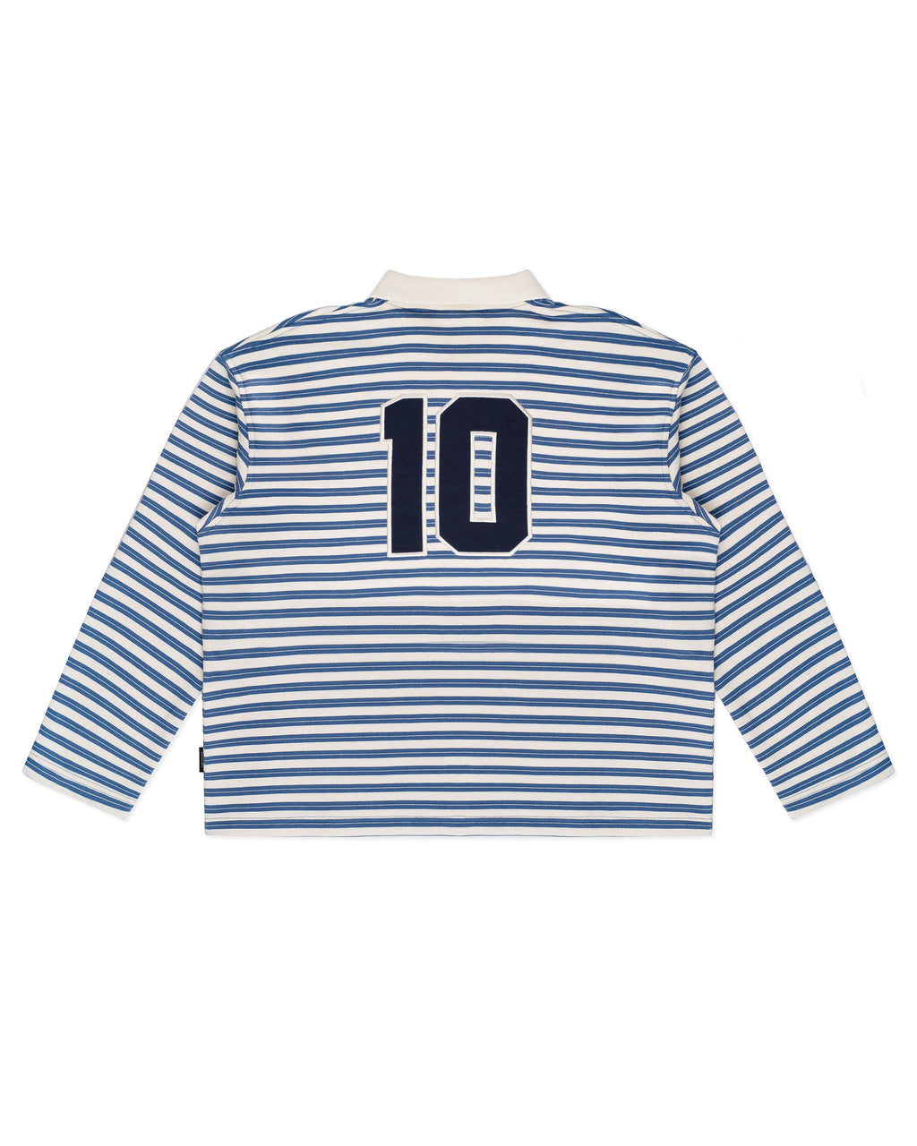Striped Long Sleeve Polo Shirt