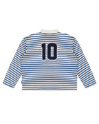 Striped Long Sleeve Polo Shirt