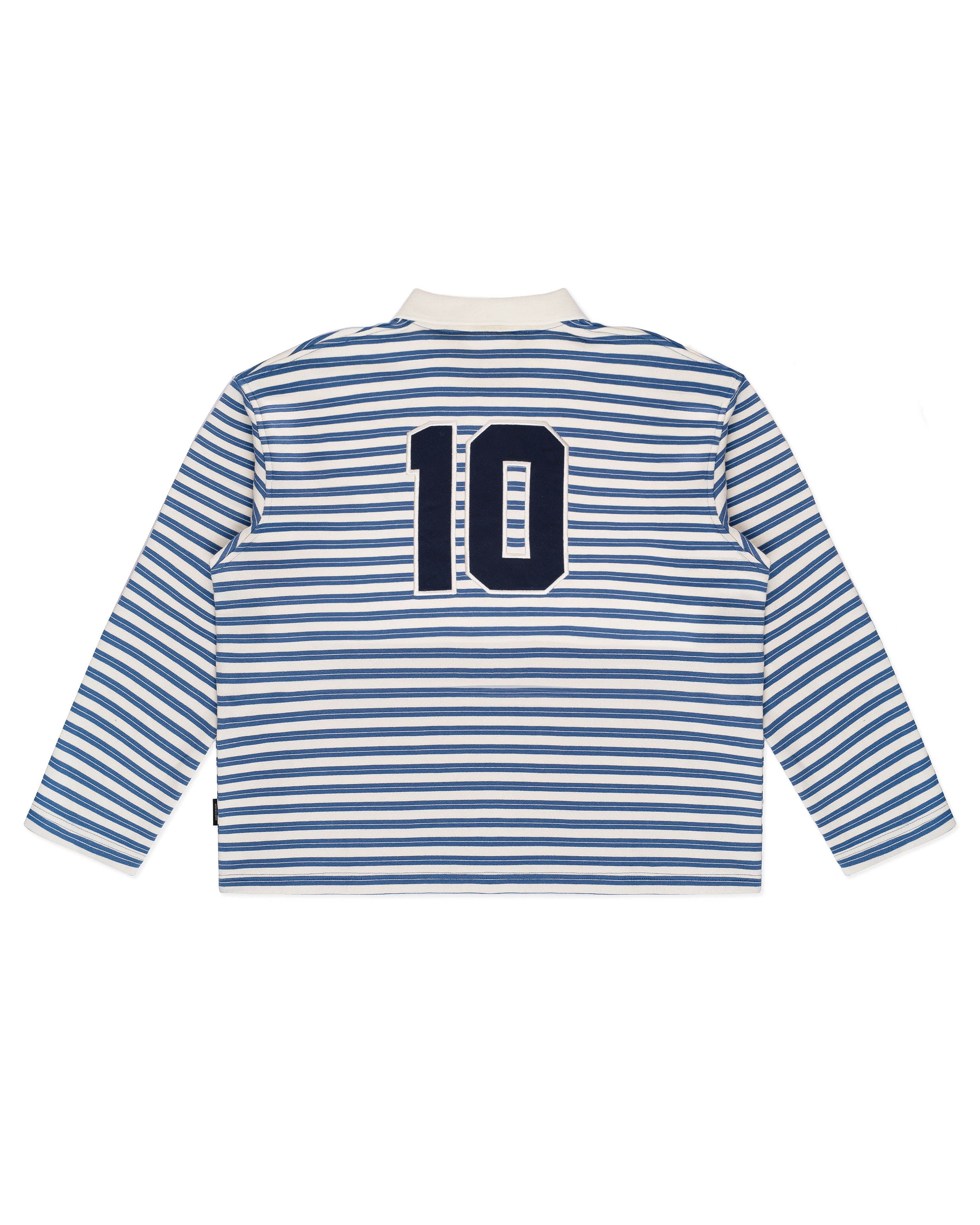 Striped Long Sleeve Polo Shirt