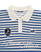 Striped Long Sleeve Polo Shirt
