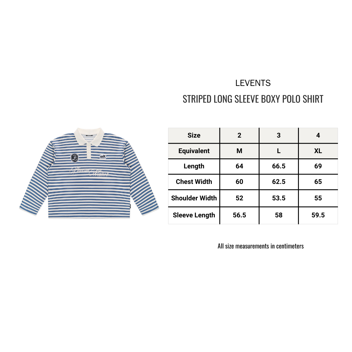 Striped Long Sleeve Polo Shirt