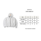 DEVOTUS Static Zip Oversized Hoodie Vietnamese Streetwear