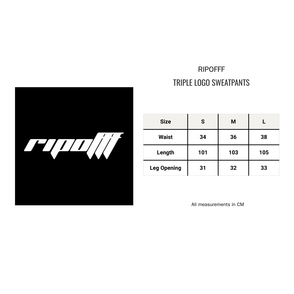 Triple Logo Sweatpants