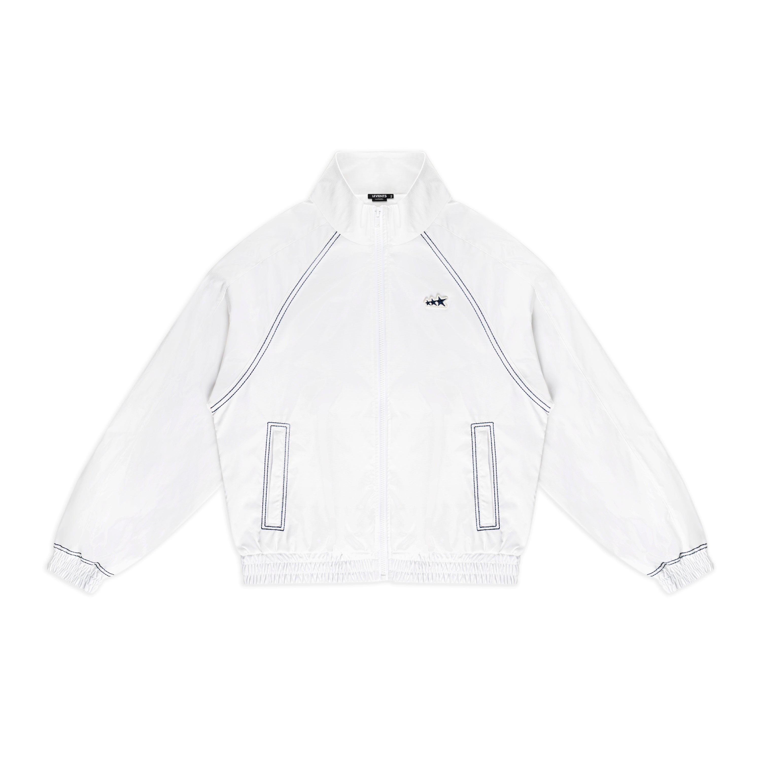 Classic Dashed Line Nylon Jacket