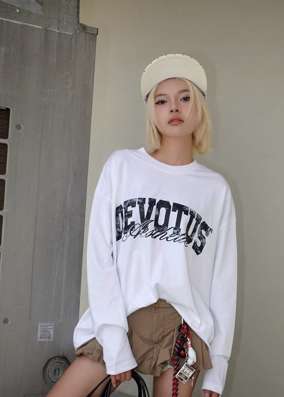 DEVOTUS Aesthetic L Longleeve Vietnamese Streetwear