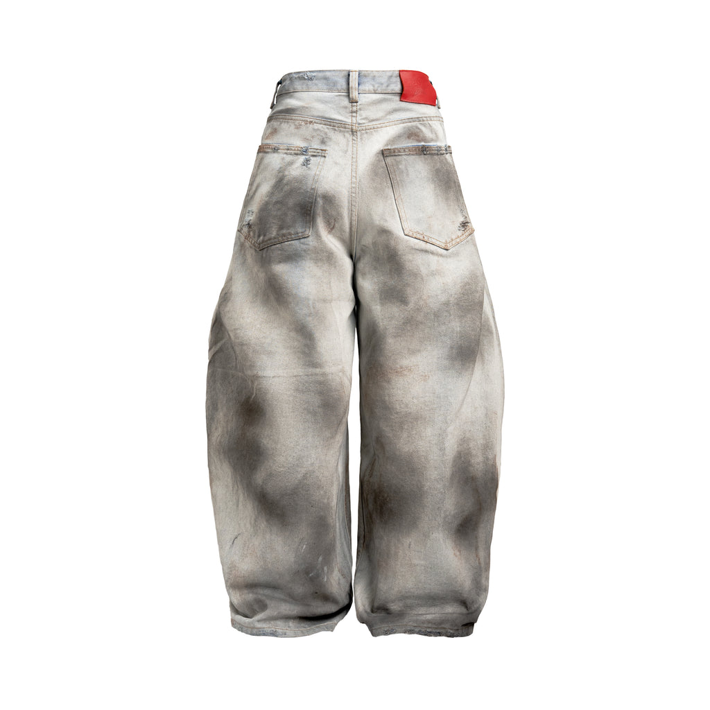 DEVOTUS Blackout Baggy Jeans Vietnamese Streetwear