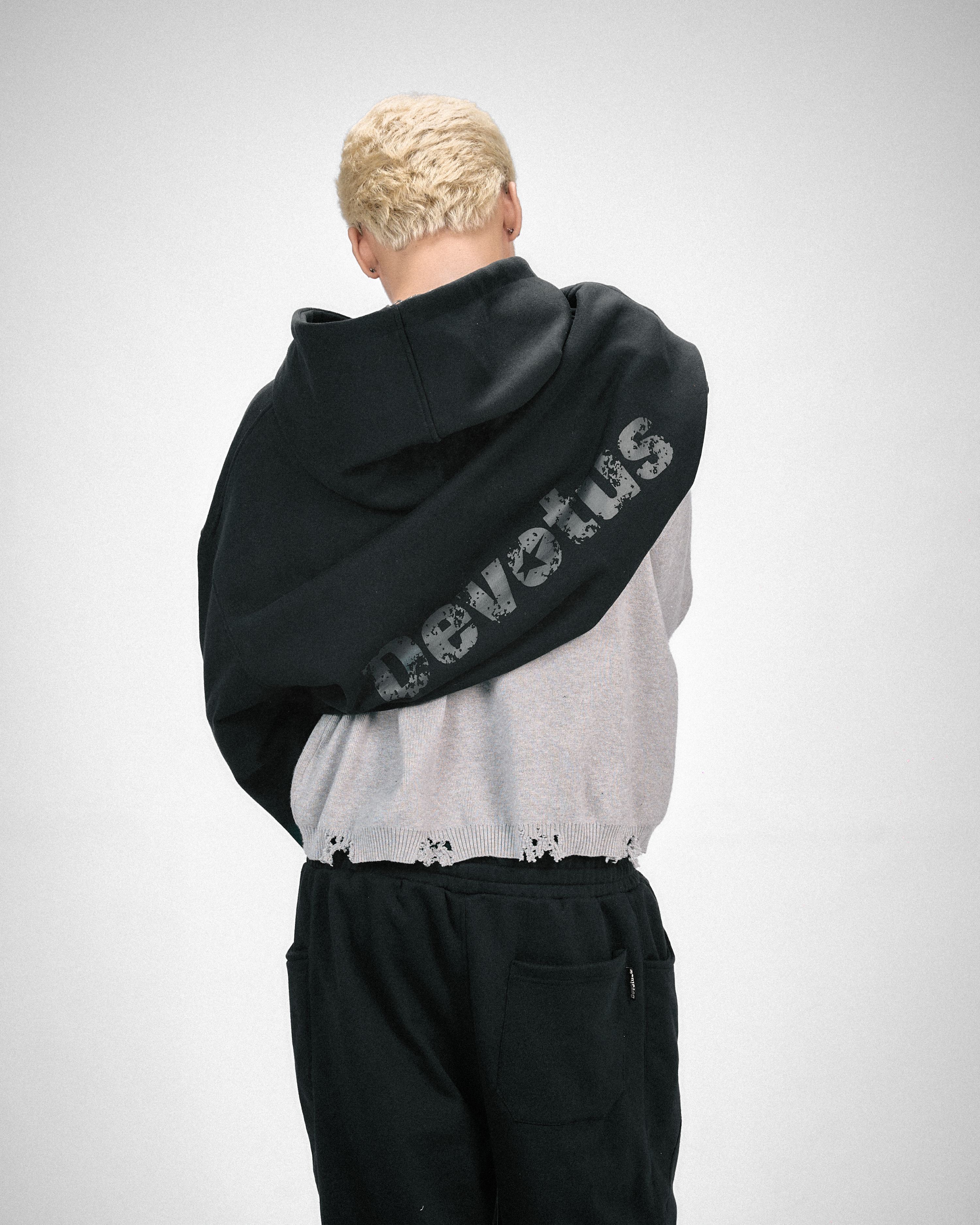 DEVOTUS Ashen Oversized Hoodie Vietnamese Streetwear