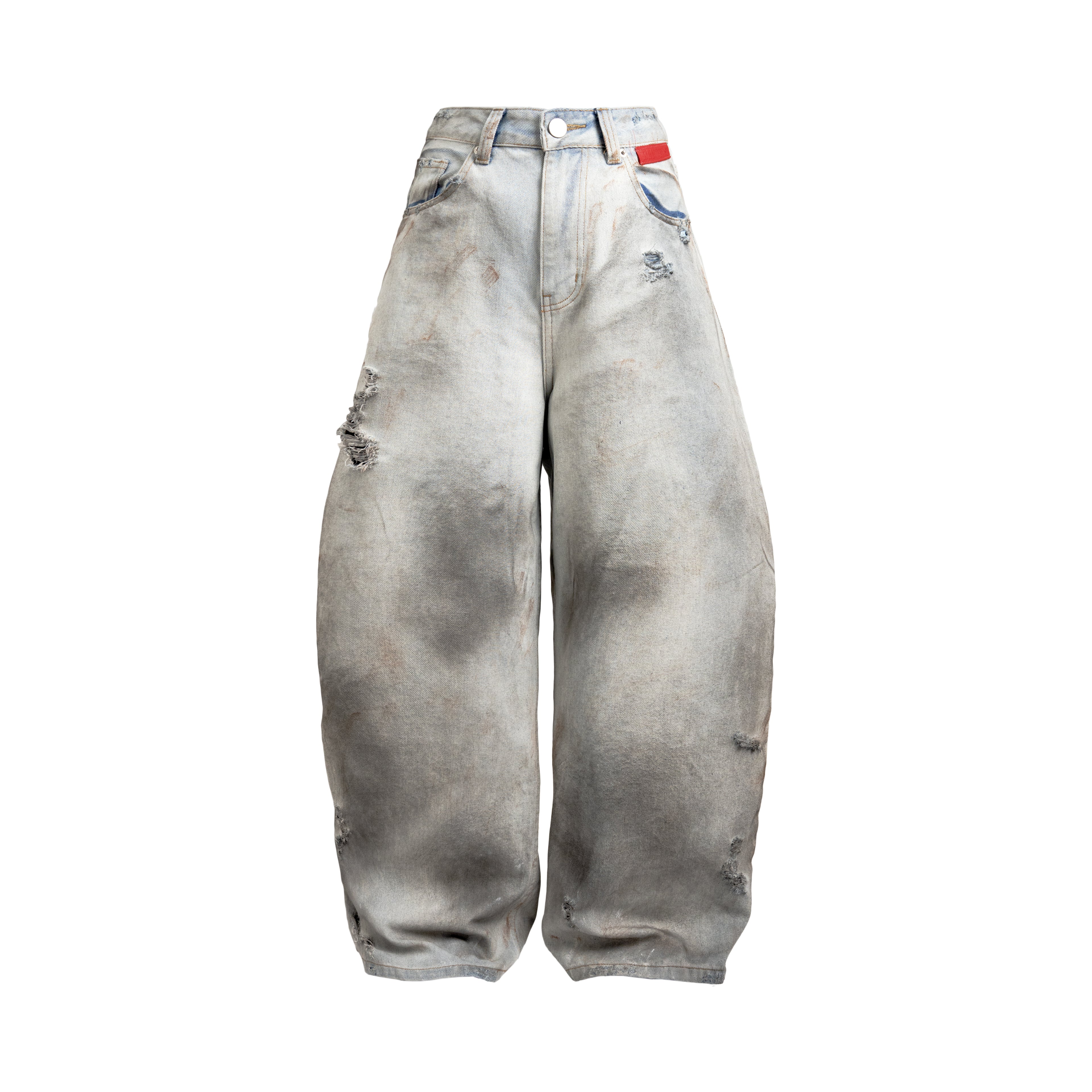 DEVOTUS Blackout Baggy Jeans Vietnamese Streetwear