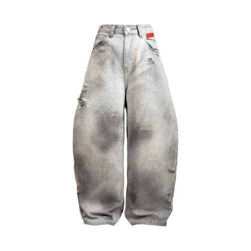 DEVOTUS Blackout Baggy Jeans Vietnamese Streetwear
