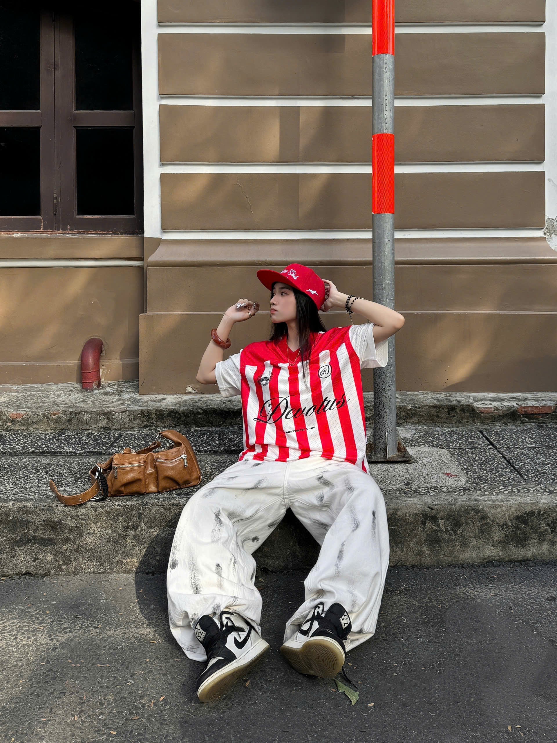 DEVOTUS Jersey Mesh Boxy Vietnamese Streetwear