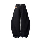 DEVOTUS Leather Pocket Jeans Vietnamese Streetwear
