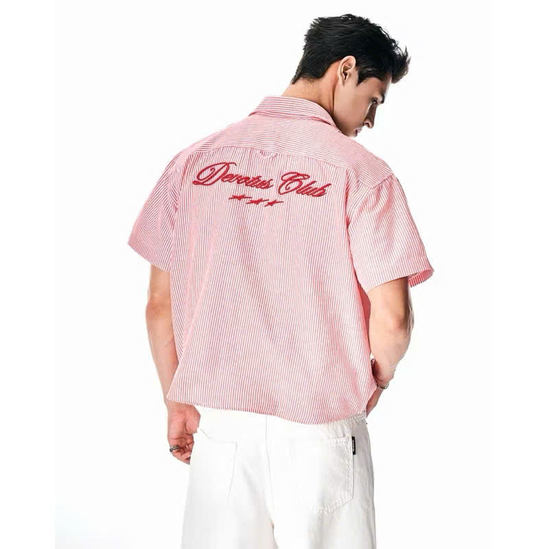 DEVOTUS Oxford Boxy Shirt Vietnamese Streetwear