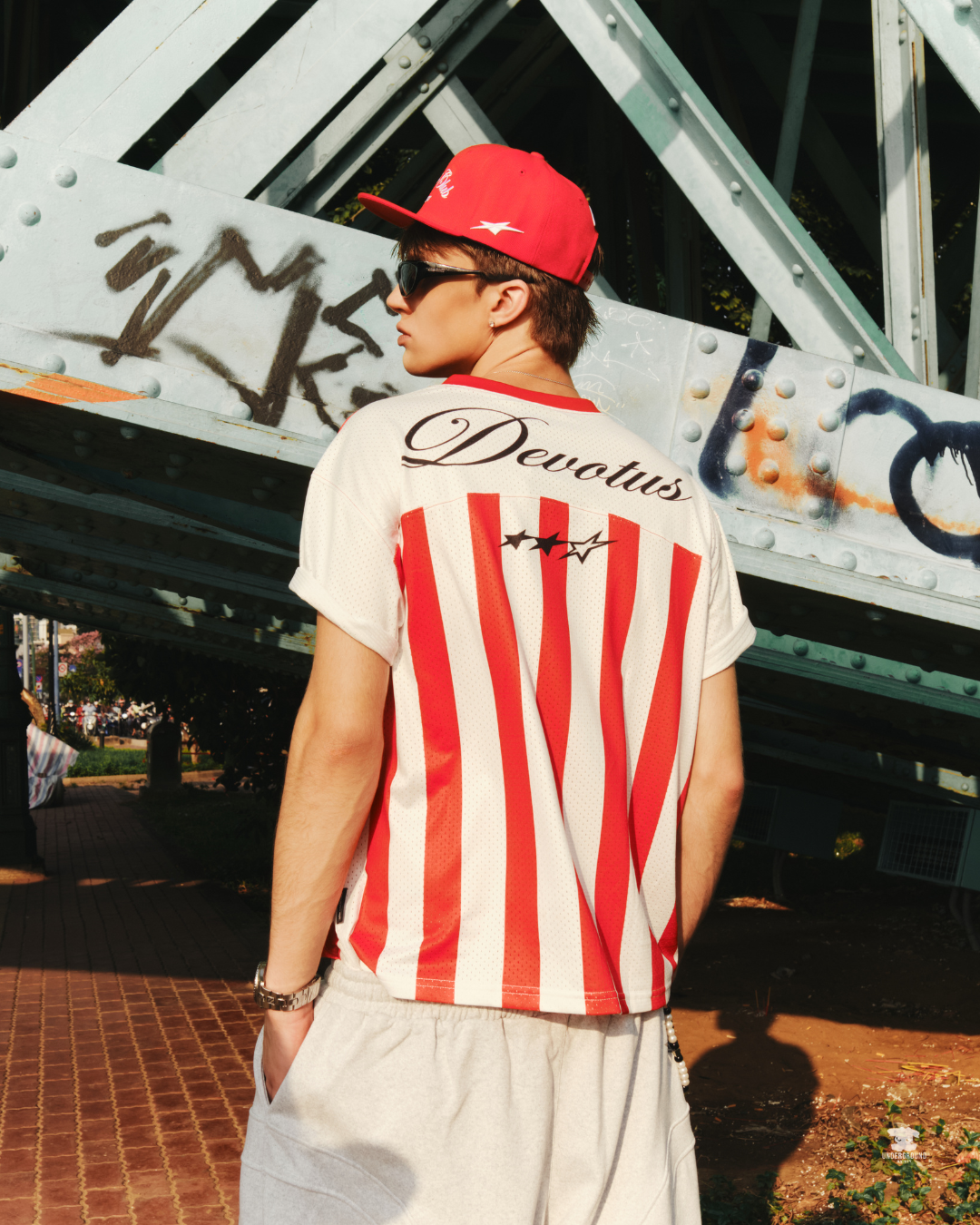 Jersey Mesh Boxy Red