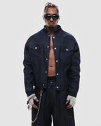 RVB Shinka Core Denim Jacket Boxy Jacket Blue Vietnamese Streetwear