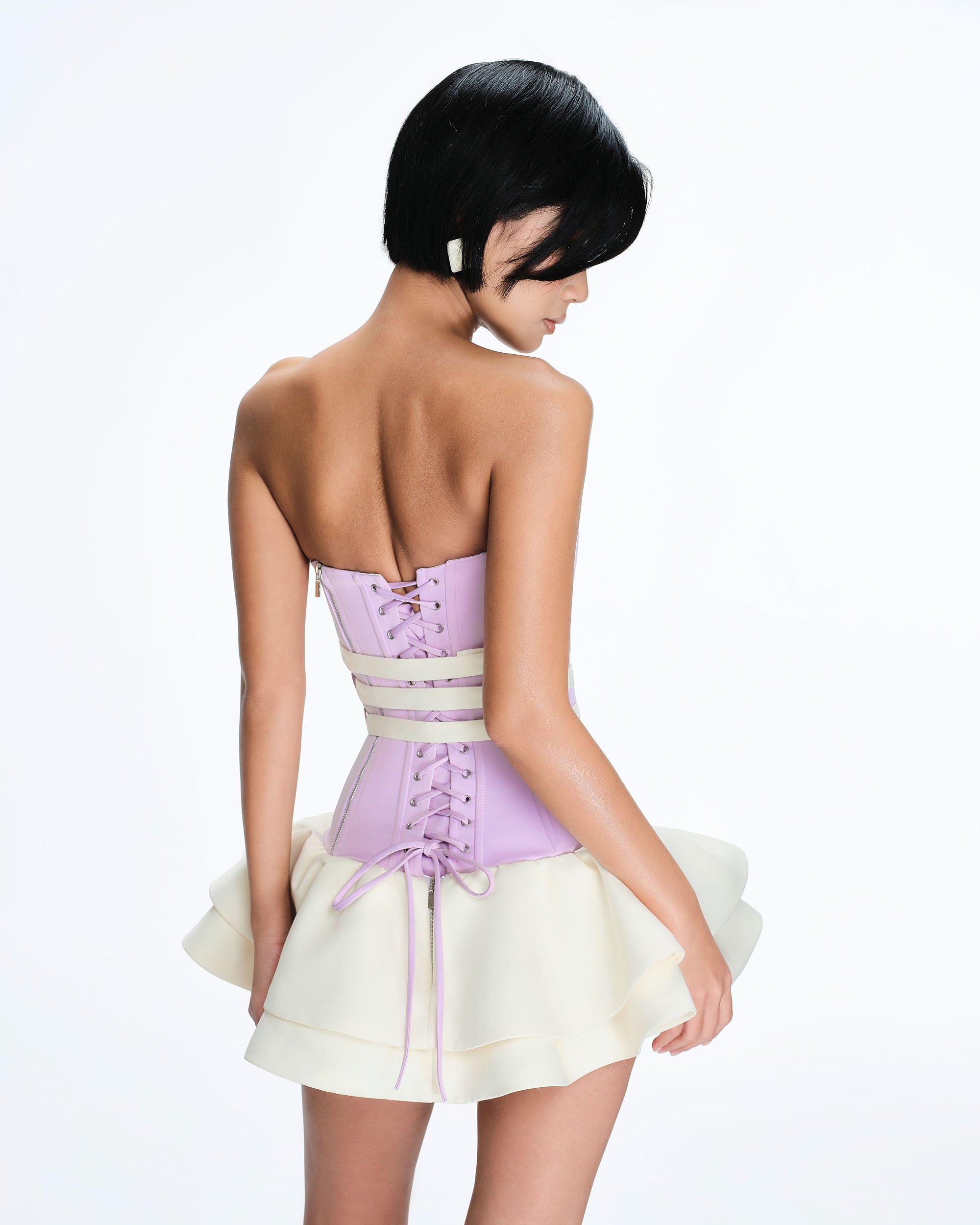 Flury Silk Corset Dress