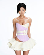 Flury Silk Corset Dress