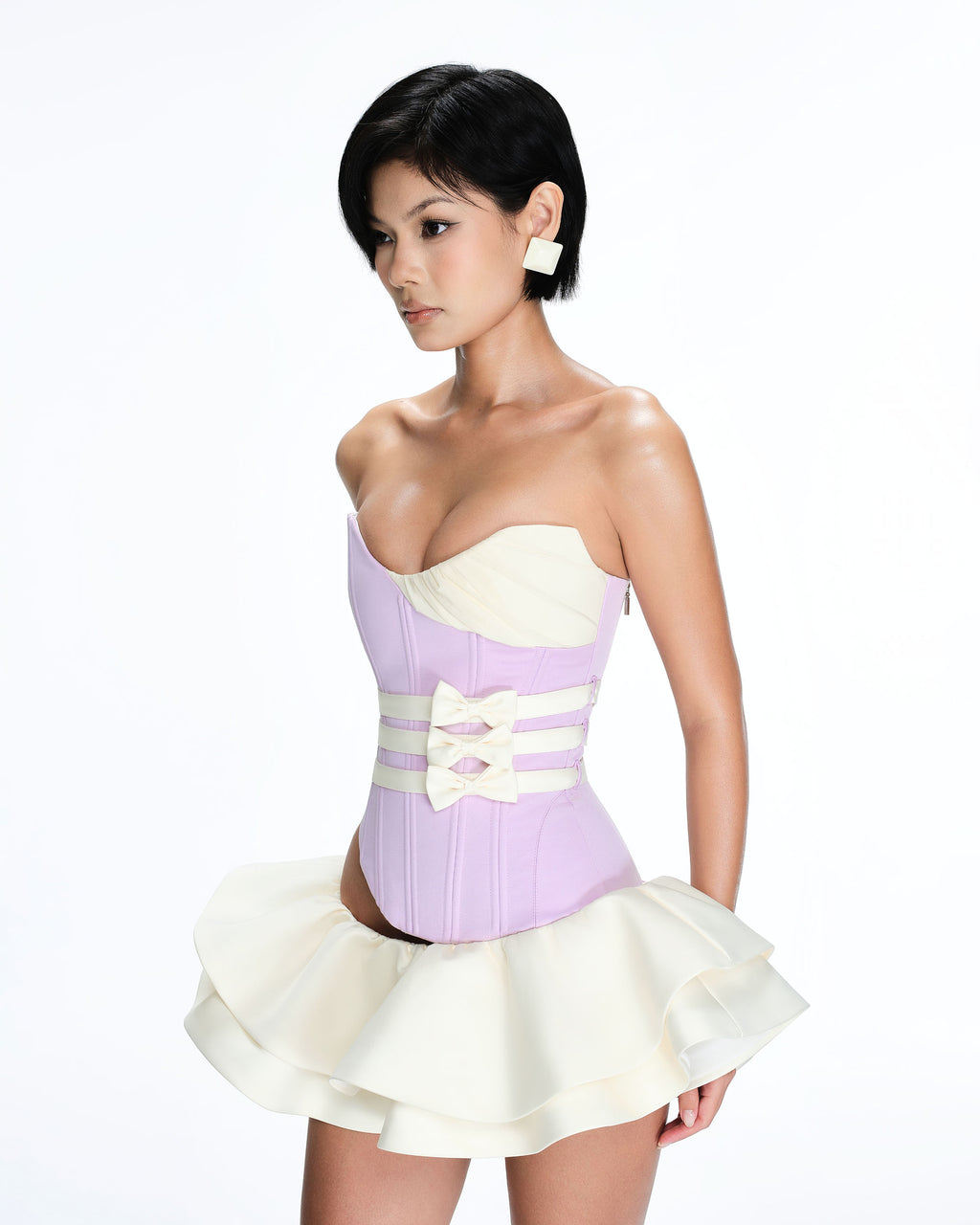 Flury Silk Corset Dress