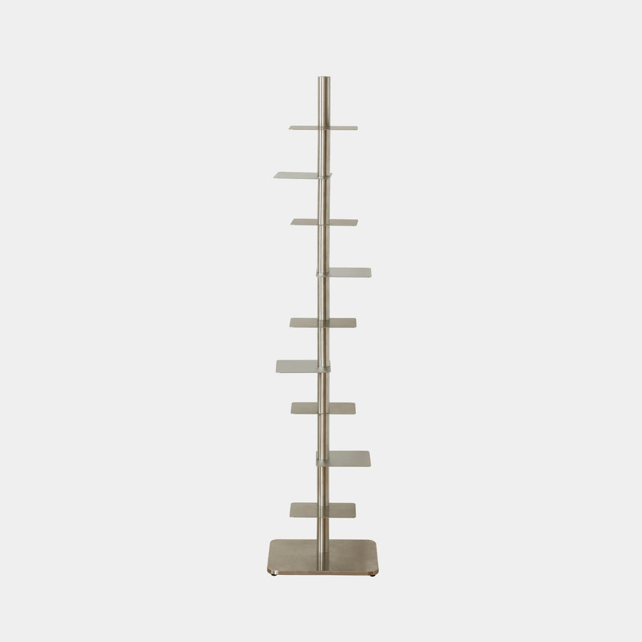 Rotating Metal Book Tower